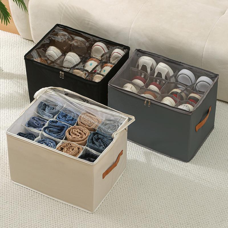 Sneaker Case - Scatola porta scarpe pieghevole in tessuto