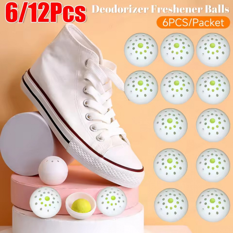 Shoe Deodorizer Ball - 1-12 pz Deodorante Deodorante Palline Per
